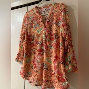Floral Multicolor Women's Top